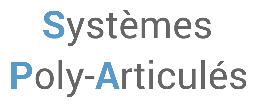 M1 MIP & MMS - Systèmes Poly-Articulés - Home